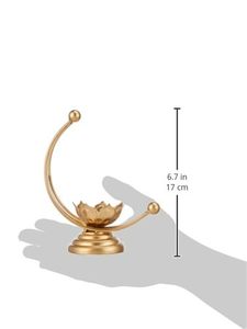 Handcrafted Solimo Gold Candle Holder Designer Metal <b>Tealight</b> Stand Rustic Home Decor & Gifting At Global Wholesale Export - Product Image 5