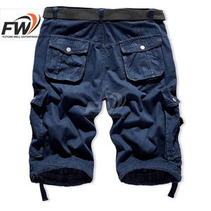 กางเกงขาสั้นหนังลายพรางทหารทรงคาร์โก้เอวสูงแบบซิป รุ่นใหม่จาก High Street - แบรนด์ส่วนตัว - Product Image 2