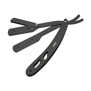 Ciseaux de coiffure professionnels UBT 6 pouces en acier inoxydable, ensemble de ciseaux à effiler à lames aiguisées 28 dents, manche moyen pour salon - Product Image 1