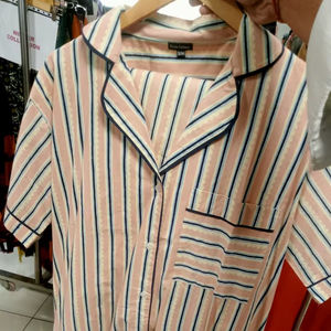 Robe chemise décontractée en satin léger de qualité supérieure pour femme, à motif, manches longues, boutonnée, style vintage, printemps-été, confortable - Product Image 1