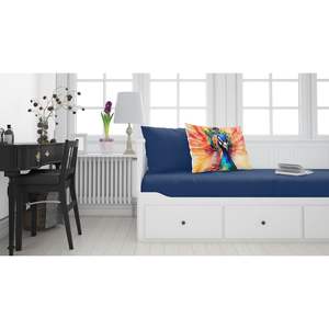 Funda De Almohada estándar de pavo real súper suave y ligera, ilustraciones decorativas de fácil cuidado para fundas de cojines para el hogar - Product Image 2