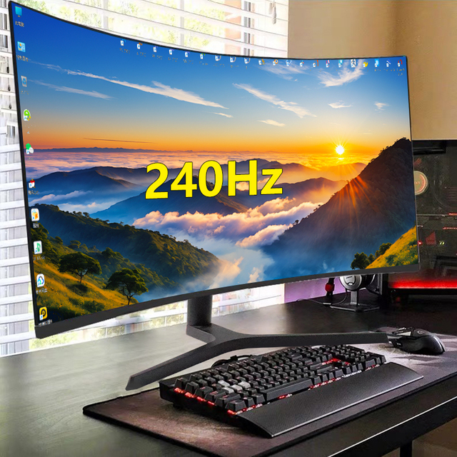 34 Inch Ultrawide Curved 165Hz 4K Frameless IPS Curved Gaming Monitor PC Monitor