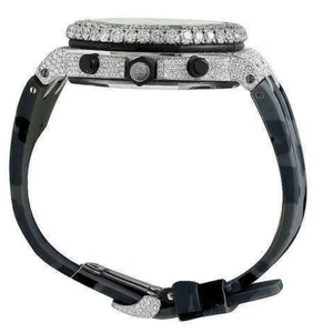 นาฬิกาข้อมือสแตนเลสสตีลแบบ unisex ประดับเพชรโมอิสซาไนต์สุดหรู พร้อมกลไกควอตซ์ ราคาขายส่งสำหรับอินเดีย สำหรับ LOISTA - Product Image 2