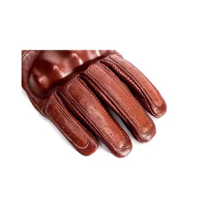 NEW Fashionable Industrial Leather Driver <b>Gloves</b> with Superior Grip Cowhide Outdoor Work Breathable for Summer Men's <b>Gloves</b> - Product Image 3