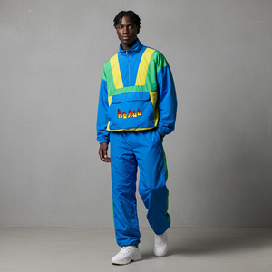 Survêtement pour homme de haute qualité 100% coton à capuche, streetwear imperméable, logo imprimé personnalisé, couleur contrastée, hip hop 2 - Product Image 1