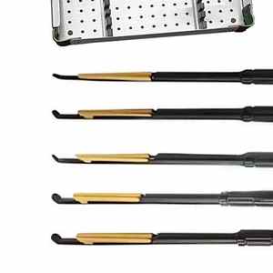 Ensemble de rongeurs rotatifs Kerrison interlaminaires en acier inoxydable, instruments chirurgicaux orthopédiques manuels pour chirurgie de la colonne vertébrale, haute qualité chirurgicale - Product Image 2