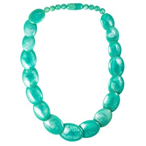 Nouveau Collier Multicouche en Résine Perlée, Bijou Tendance, Design Oval Unique et Coloré, Élégant pour les Fêtes, pour Femme - Product Image 4