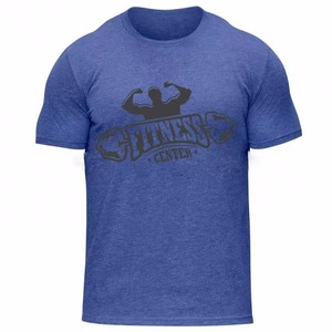 T-shirt de sport pour homme, coupe ajustée, col rond, manches courtes, écologique, respirant, en toile, style sportif - Product Image 2