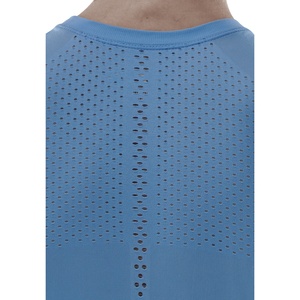 Camiseta de compresión para correr de verano ajustada para mujer, ropa de entrenamiento de manga corta con cuello redondo y estampado femenino, logotipo de pana, talla XL informal - Product Image 4