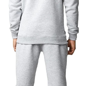 Survêtements évasés pour hommes, nouveau style, avec logo personnalisé, 100% coton, streetwear, sweat à capuche et pantalon de jogging, motif uni, hiver - Product Image 3