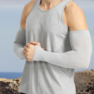 Manchons de compression respirants et rafraîchissants anti-UV, grande taille, unisexe, en Spandex et Polyester 220g, pour le cyclisme - Product Image 3