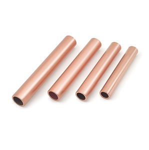 Tubo redondo de cobre de 10 mm de diámetro exterior, 1,5 mm de espesor de pared, 200 mm de longitud - Product Image 1
