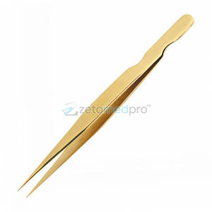 แหนบปลายแหลมสแตนเลสเพื่อความงามแหนบเสริมสวยที่แม่นยำ - Product Image 3