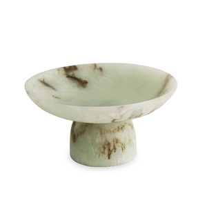 Bol de service en résine fait main, bol à salade rond, vaisselle décorative pour la maison, la cuisine et le restaurant - Product Image 2