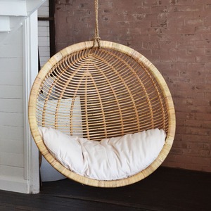 Meilleur prix, nouvelle arrivée, chaise suspendue en rotin en forme de lune, écologique, faite à la main pour l'intérieur et l'extérieur, provenant d'un fabricant vietnamien - Product Image 4