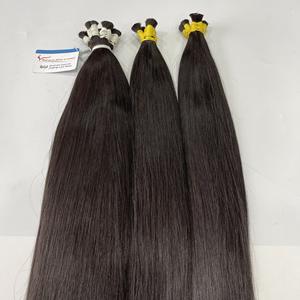 MEILLEUR CHOIX VENTE En Vrac Soyeux Droite Naturelle Vierge Vietnamienne Extensions de Cheveux Afro Style Prêt Expédition-Paquets de Cheveux Humains Bruts - Product Image 1