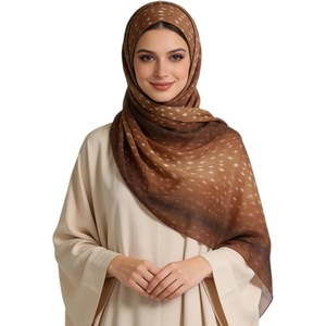 ผ้าคลุมศีรษะอิสลามลายจุดชีฟอง ระบายอากาศได้ดี ใช้ได้ทุกฤดู สำหรับผู้หญิง - Product Image 1