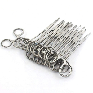 คีมหนีบหลอดเลือดแบบแมนนวล Halsted Mosquito Artery Forceps Hemostat แบบล็อคได้ ตรงและโค้ง สำหรับผ่าตัด ทำจากสแตนเลส ได้รับการรับรองมาตรฐาน CE ระดับ Class I 1 - Product Image 5