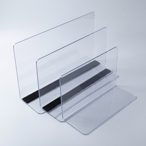 Custom PVC <b>Shelf</b> Divider Retail Store Display Organizer Plastic <b>Shelf</b> Separator Supermarket Product Divider Manufacturer - Product Image 4