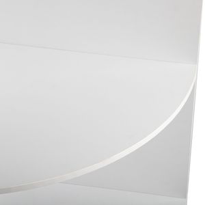 Mobiletto Angolare da Salone a 1 Anta e 1 Cassetto, 3 Ripiani, 190,5 cm (H), Bianco Opaco, in Truciolato Grado E0 da 15 mm, Mobile Contenitore Multiuso - Product Image 6