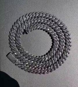 Cadena de eslabones con diamantes de corte redondo VVS1 Mossanite, estilo hip hop, de diseño moderno y calidad premium para hombre, disponible a un precio competitivo. - Product Image 1