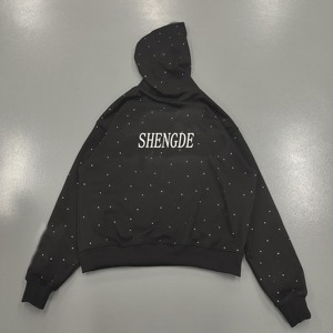 Sweat à capuche formel pour homme, coupe classique, hiver, imprimé personnalisé, 100% coton molletonné, séchage rapide, respirant - Product Image 2