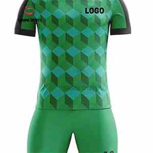 Camiseta de Entrenamiento de Fútbol de Manga Corta de Poliéster Ecológico OEM, Corte Automatizado para Uniforme de Fútbol, 100% Poliéster - Product Image 5