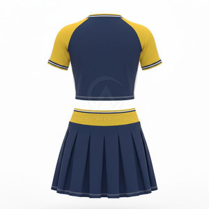 Uniforme de cheerleading élégant en tissu doux à séchage rapide pour les sports actifs et les activités collectives - Product Image 2