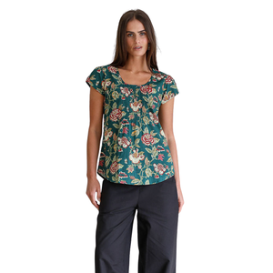 Camisa estampada para mujer, top informal de moda para vacaciones y fiestas - Product Image 3