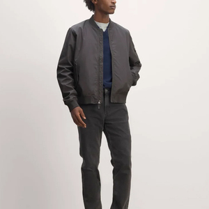 Vestes bomber pour hommes en matière durable, couleur unie, qualité supérieure, séchage rapide, respirantes. - Product Image 4