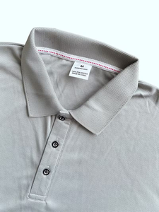 Camisa de Manga Larga Azul para Hombre con Logotipo Bordado en la Parte Delantera, Poliéster/Algodón Sólido, Estilo Casual Elegante, Secado Rápido, 220g, Diseño con Botones - Product Image 5