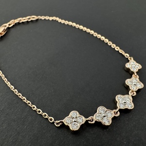 Pulsera de tenis de oro rosa de 10K con diamantes redondos cultivados en laboratorio de 0.66 CT para mujer, joyería fina de oro macizo con certificación IGI, diseño minimalista - Product Image 6