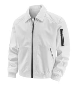 Unisex Vintage Leopard Winter Canvas Zipper <b>Leather</b> <b>Jacket</b> OEM Service - Product Image 5