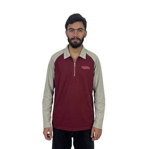 เสื้อโปโลชายแขนยาวปักลาย เสื้อโปโลแขนยาวสำหรับเล่นกอล์ฟและกีฬาฤดูใบไม้ผลิ - Product Image 4