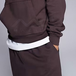 Conjunto Deportivo de Invierno para Hombre, Estilo Moderno, Corte Regular, Sudadera y Pantalones a Juego, Diseño Deportivo Elegante, 100% Algodón - Product Image 5