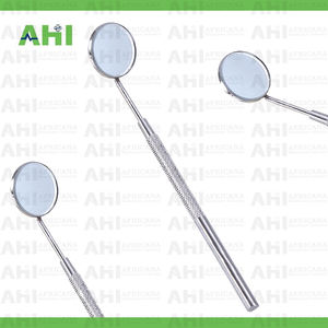 Miroir dentaire en acier inoxydable avec manche pour le nettoyage et le remplissage des dents, finition miroir de qualité supérieure, certifié CE Classe I, garantie 3 ans - Product Image 4