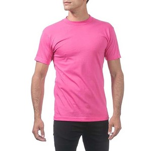 Camisetas de Manga Corta para Hombre, Cuello Redondo, Algodón Grueso, Color Rosa, Corte Regular, Calidad Premium, Secado Rápido, Transpirables - Product Image 3