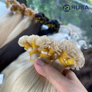 Venta al por mayor de fábrica, cabello liso personalizado, cabello vietnamita con queratina, extensiones de alta calidad, sin sintéticos, con longitud de 10 pulgadas a 34 pulgadas. - Product Image 6