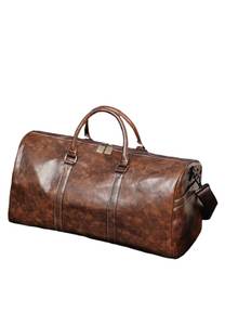 Bolsa de Viaje de Cuero de Diseño, Equipaje de Alta Calidad para Hombres y Mujeres, Viajes de Negocios y Vacaciones - Product Image 2
