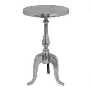 Modern Teal <b>Round</b> <b>Side</b> <b>Table</b> Rose Gold Wire Hourglass Base Accent <b>Table</b> Vibrant Blue Coffee <b>Table</b> for Contemporary Living Room - Product Image 4