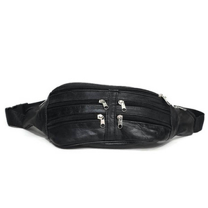 Riñonera de Cuero Impermeable, Ligera y Antirrobo, con Cierre de Cremallera, para Uso Unisex en Exteriores - Product Image 5