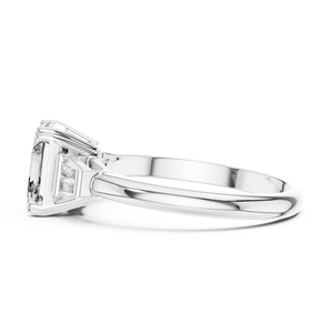 Anillo de Diamante Moissanita de Plata 925 Hecho a Mano para Mujer - Product Image 2