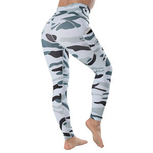 Leggings de Yoga Casuales Delgados para Mujer al por Mayor con Patrón Sólido, Logotipo Personalizado, Sublimación Completa, Precio Económico - Product Image 1