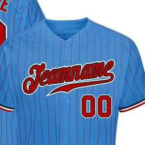 OEM Custom Baseball Jersey Sublimation Personalized 100% Polyester Casual Button Front Team Name Number Sportswear Shirt Apparel - Product Image 2
