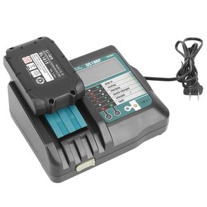 Chargeur rapide de remplacement pour batterie Makita 14.4-18V BL1860 BL1830 BL1850 avec écran LCD et port USB - Product Image 1