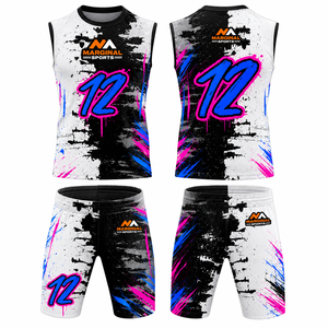Uniforme de Fútbol Americano 7v7 Sublimado Personalizado 2026, 100% Poliéster, Ligero y Transpirable, Conjunto de Camisetas para Equipo, Fabricante Mayorista - Product Image 2