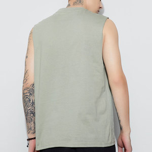 เสื้อกล้ามคอกลมผู้ชาย ผ้าเจอร์ซีย์ พิมพ์ลายเท่ห์ ทรงปกติ สวมใส่สบาย ผ้าฝ้าย 100% ระบายอากาศได้ดี - Product Image 2