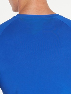 Camiseta Básica de Cuello Redondo para Hombre, 100% Algodón, con Logotipo Frontal, Corte Ajustado, Informal, Transpirable, a Precios Bajos - Product Image 6
