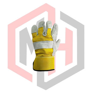 Gants de sécurité pour riggers, paume en cuir renforcée, antidérapants, antistatiques, pour la lutte contre l'incendie, résistants aux déchirures, respirants, sans silicone - Product Image 3