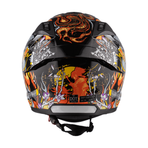 Nuevo Casco de Motocicleta Integral R11 con Certificación DOT, Carcasa de ABS, Visera de PC, Cierre Rápido, Diseño para Todas las Estaciones - Product Image 5